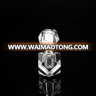 Cheap wholesale custom made glass perfume bottle crystal square perfume glass bottle