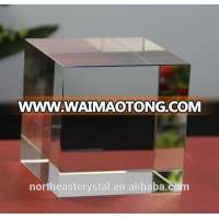 Factory Wholesale k9 crystal cube 3d Laser glass cube