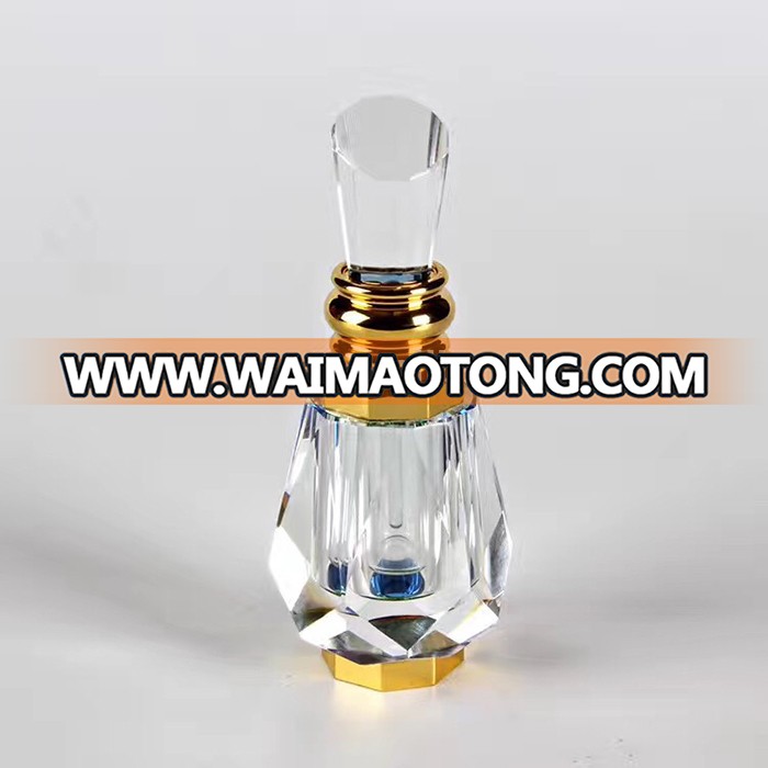 Factory direct sale cheap wedding gifts lady Arabic empty Crystal Glass Perfume Oil Bottles